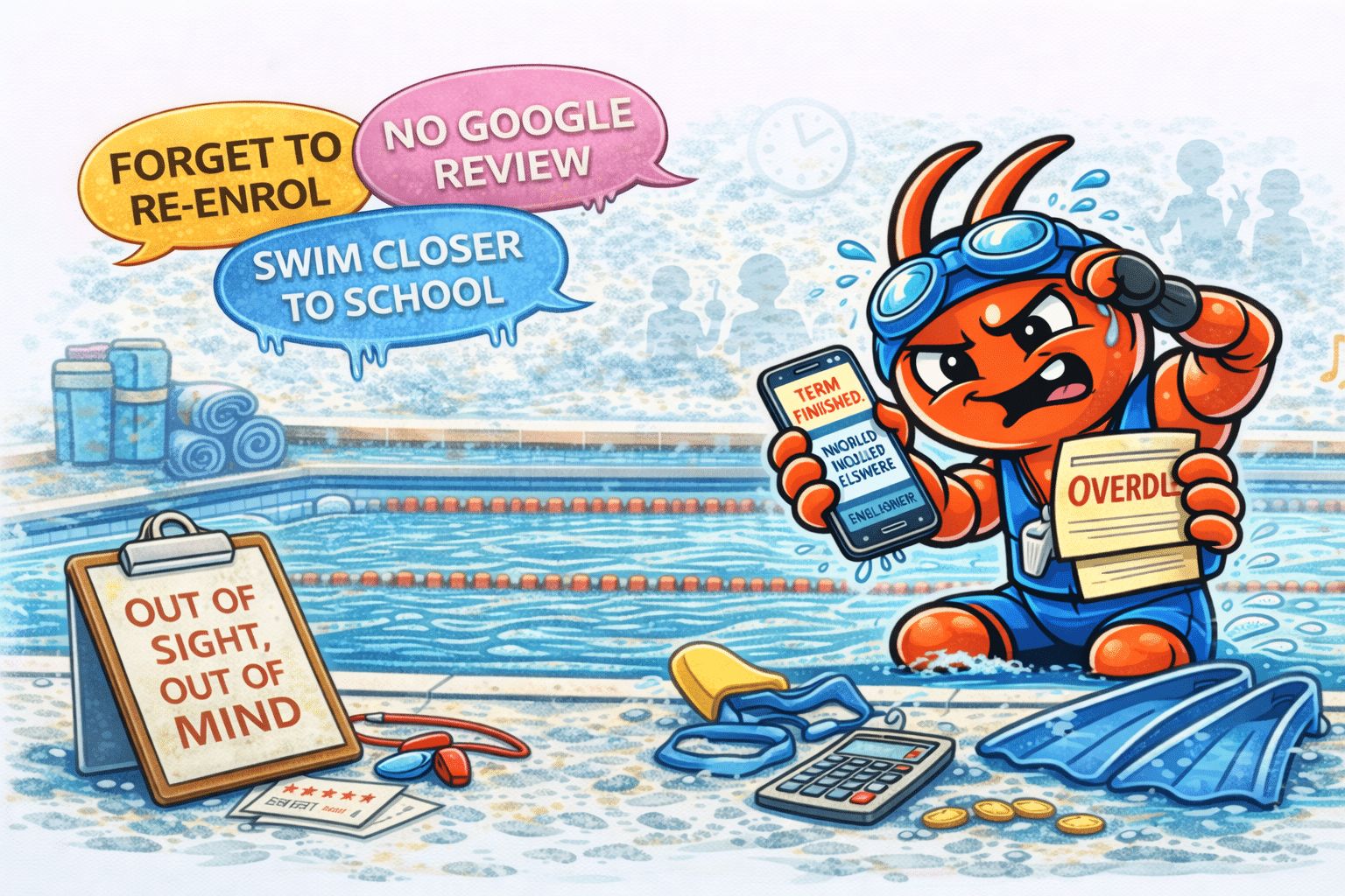 AI agents for Australian swimming schools - Families Drift Away Between Terms
