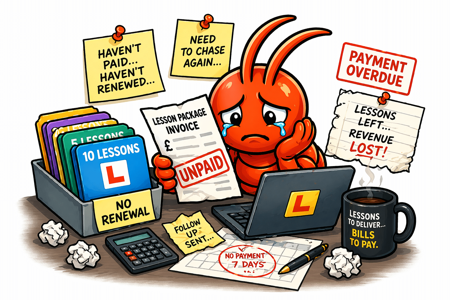 Lesson Packages Don&rsquo;t Get Paid, Chased or Renewed
