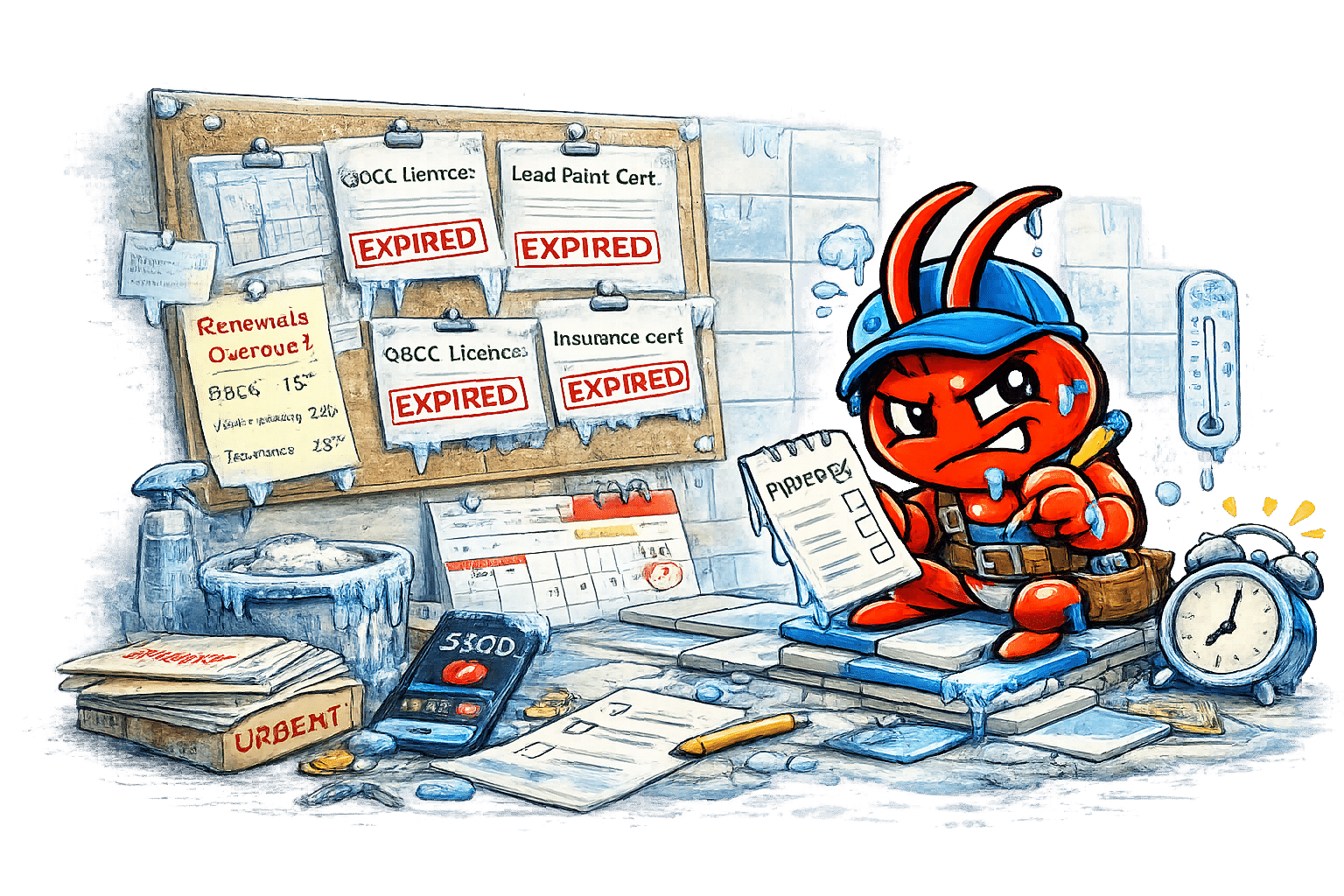 AI agents for Australian tilers - Licence and Cert Renewals Slip