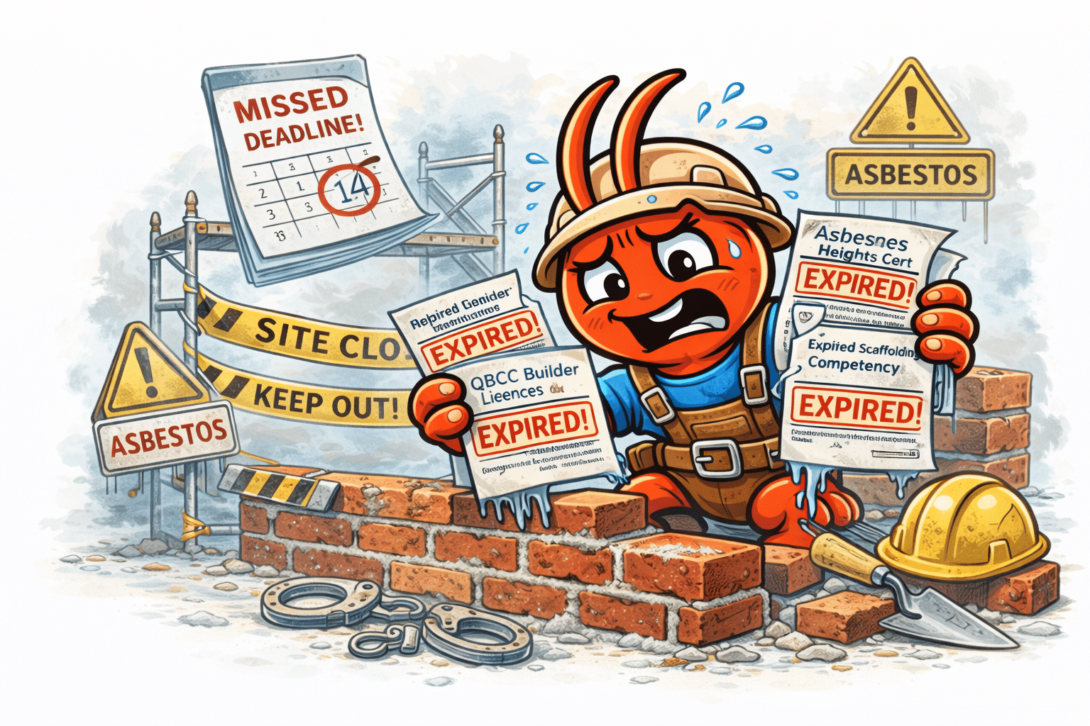 AI agents for Australian bricklayers - Licence and Cert Renewals Slip