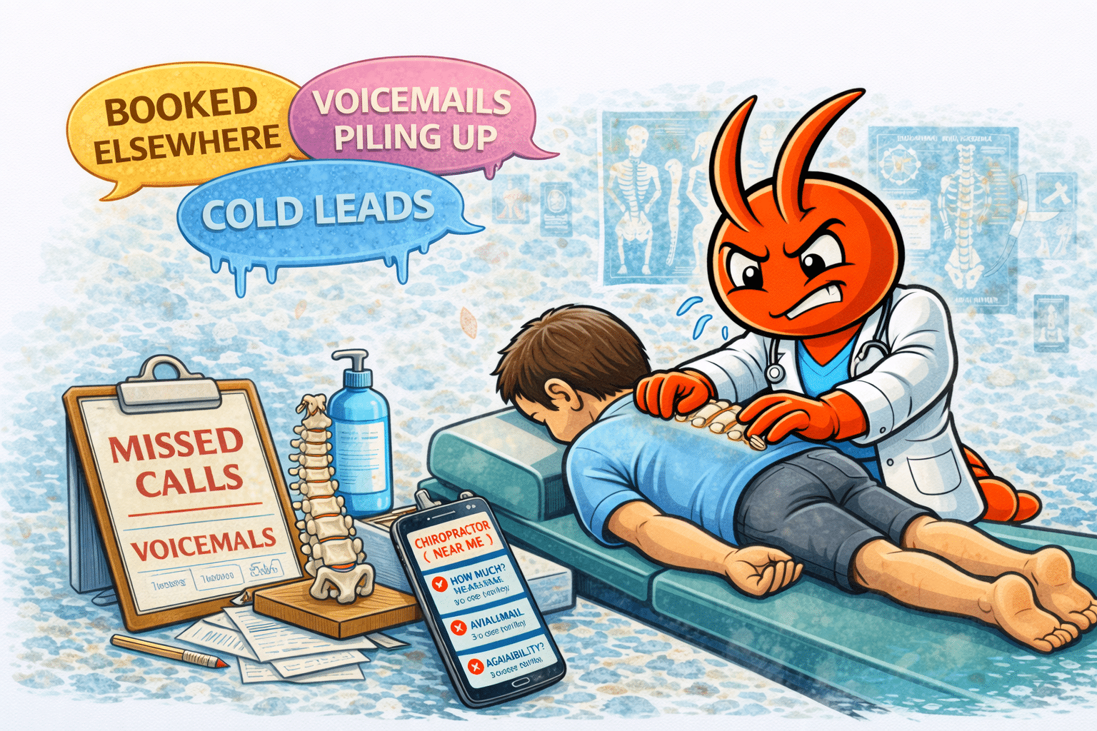 AI agents for Australian chiropractors - New Patient Enquiries Go Cold While You&rsquo;re With Patients