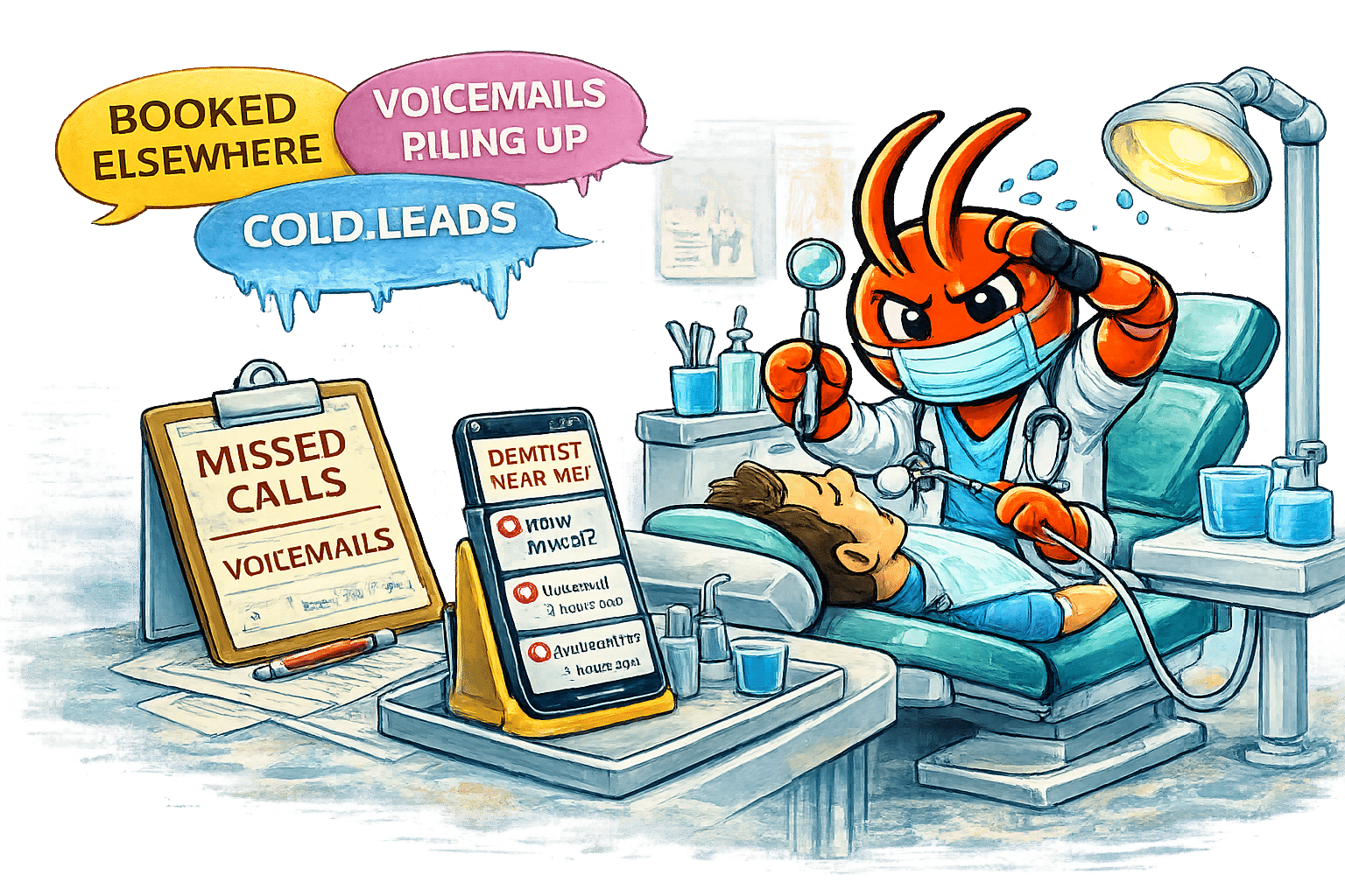 AI agents for Australian dental clinics - New Patient Enquiries Go Cold While You're in the Chair