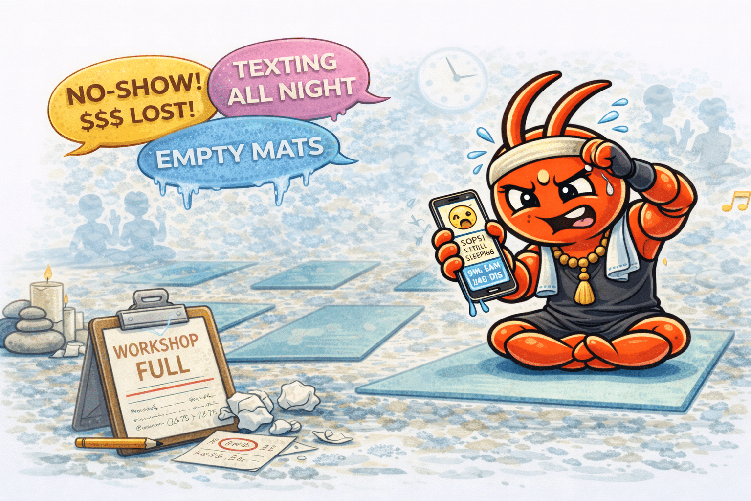 AI agents for Australian yoga studios - No-Shows Leave Mats Empty and Revenue Lost