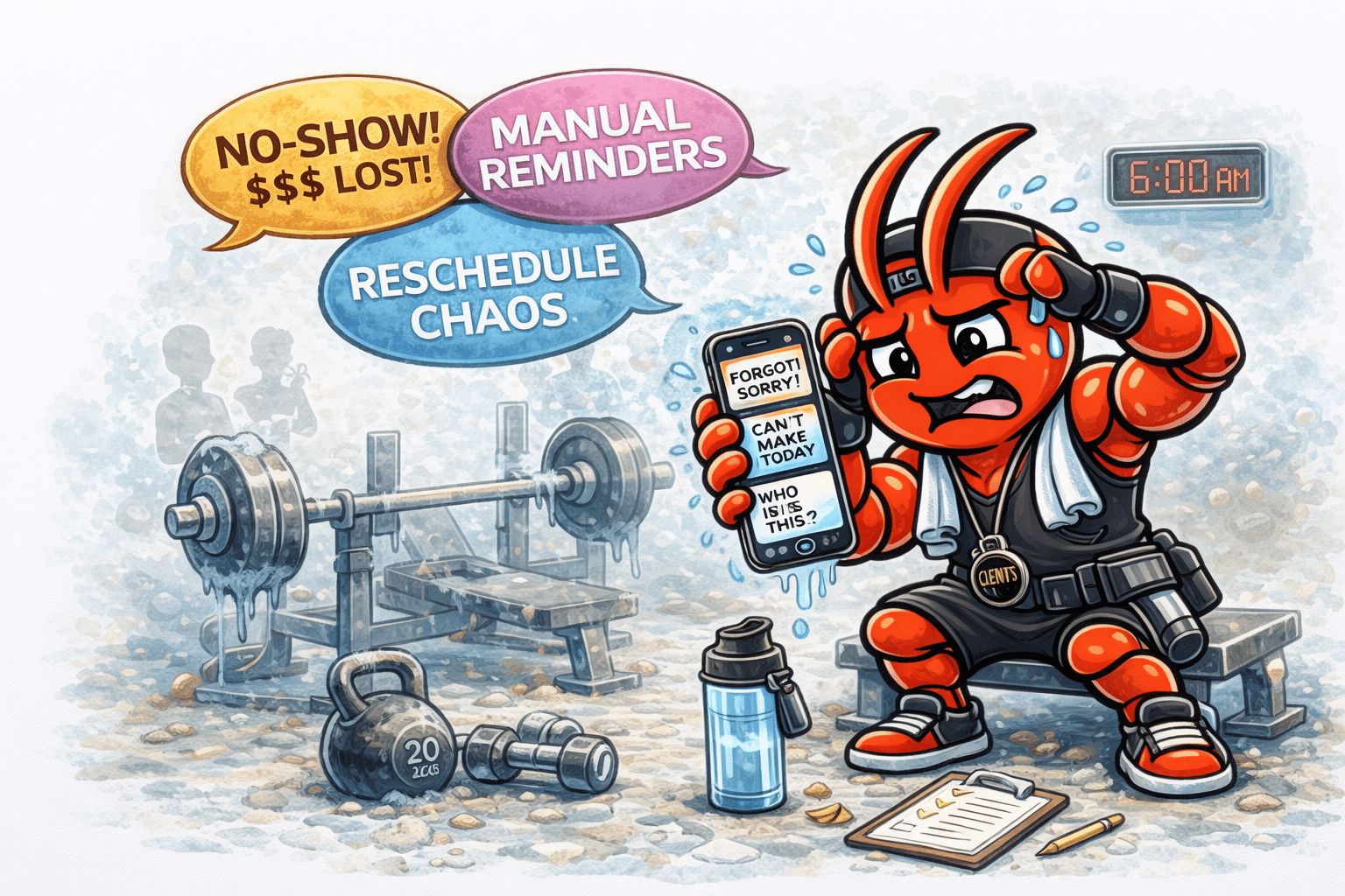 AI agents for Australian personal trainers - No-Shows and Forgotten Sessions Kill Your Schedule