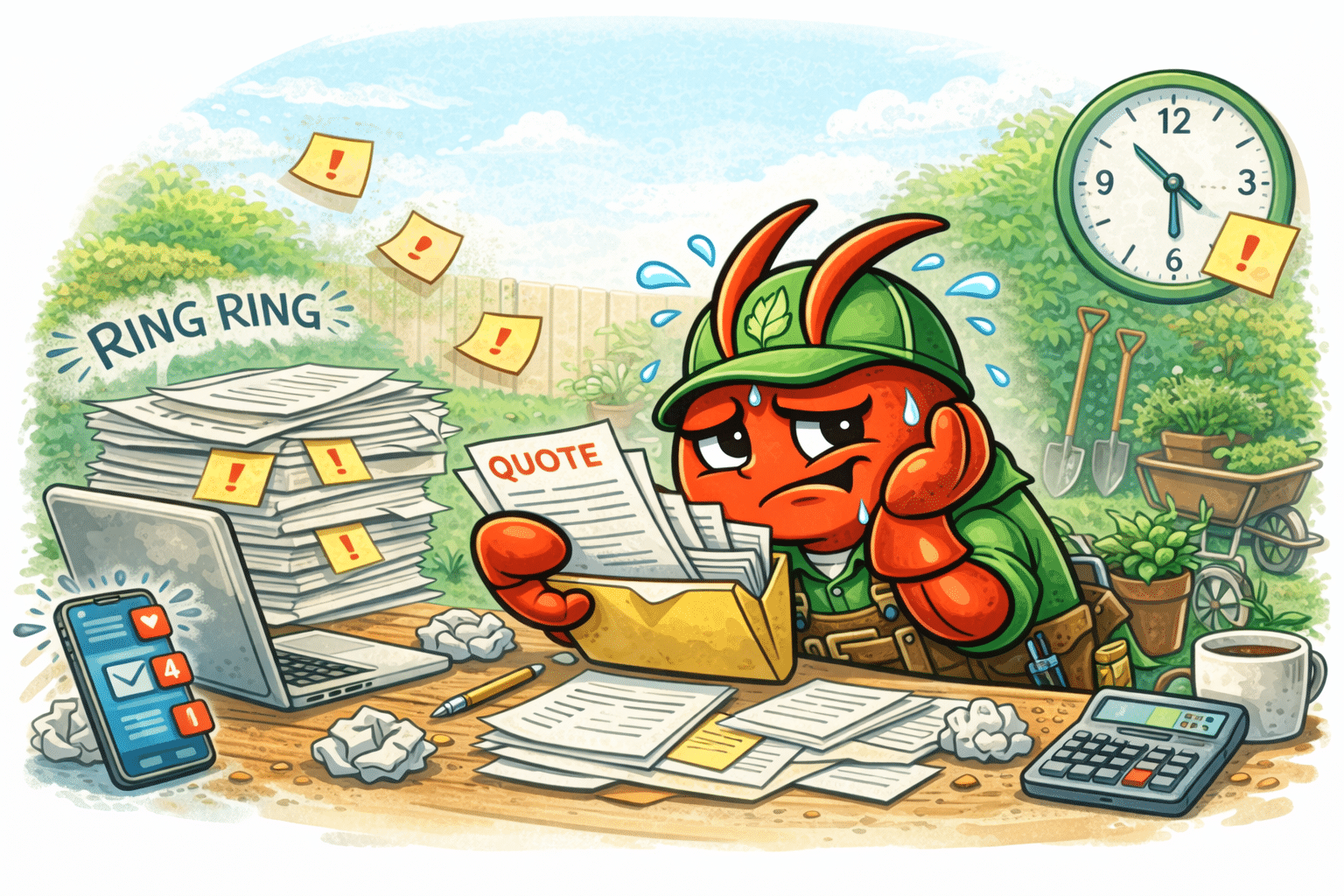 AI agents for Australian landscapers - Invoices Go Unpaid Too Long