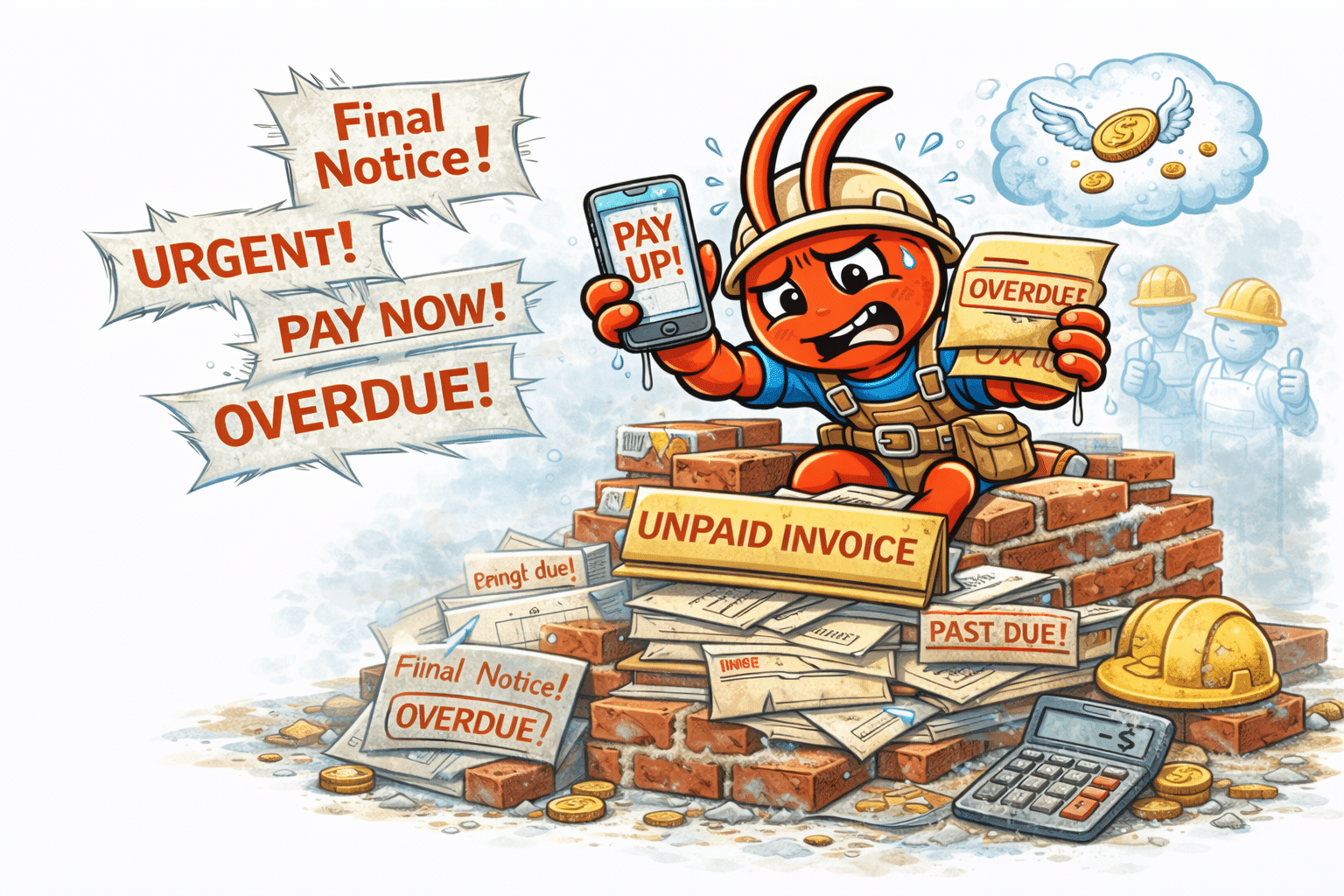 AI agents for Australian bricklayers - Unpaid Invoices Stack Up