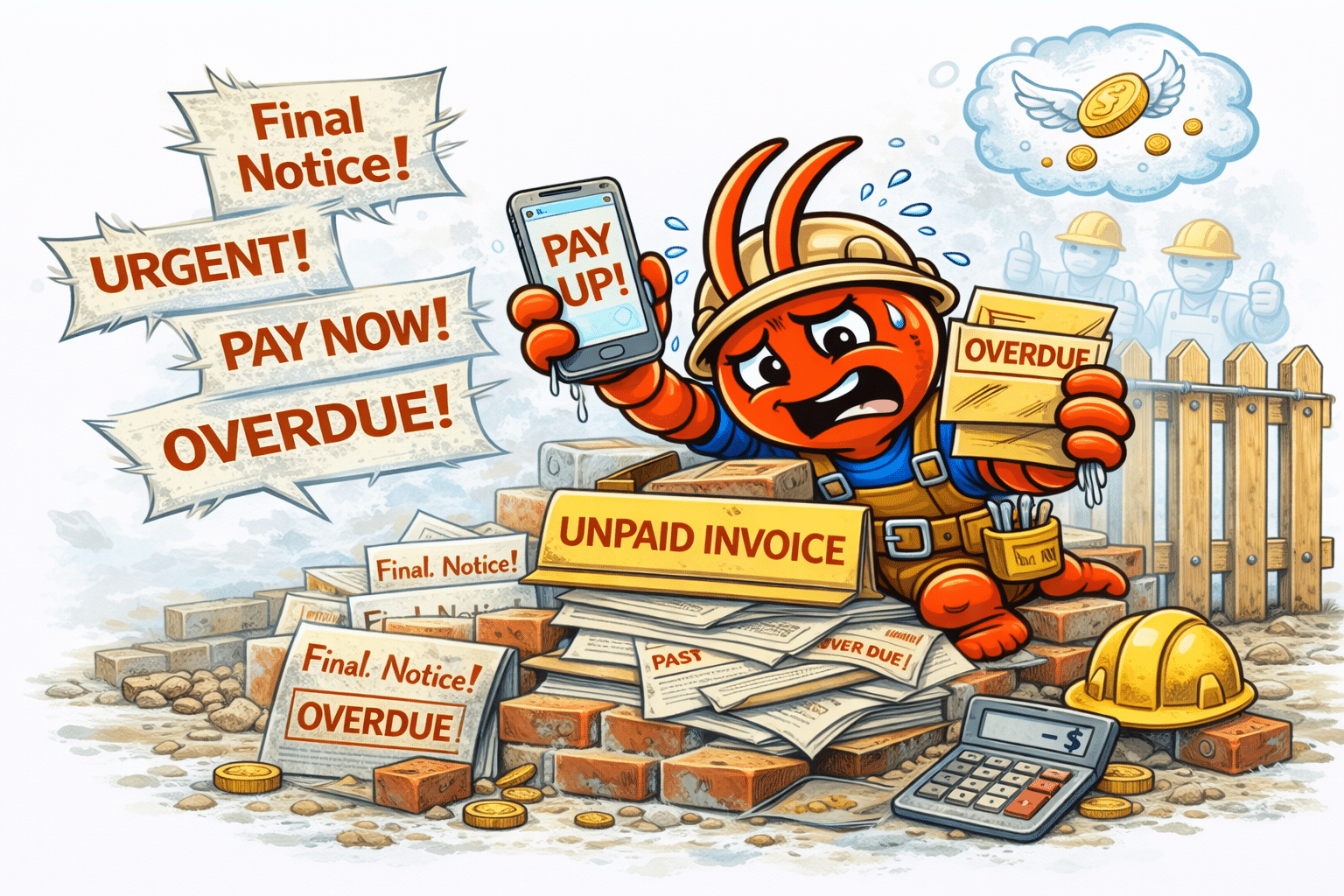 AI agents for Australian fencers - Unpaid Invoices Stack Up