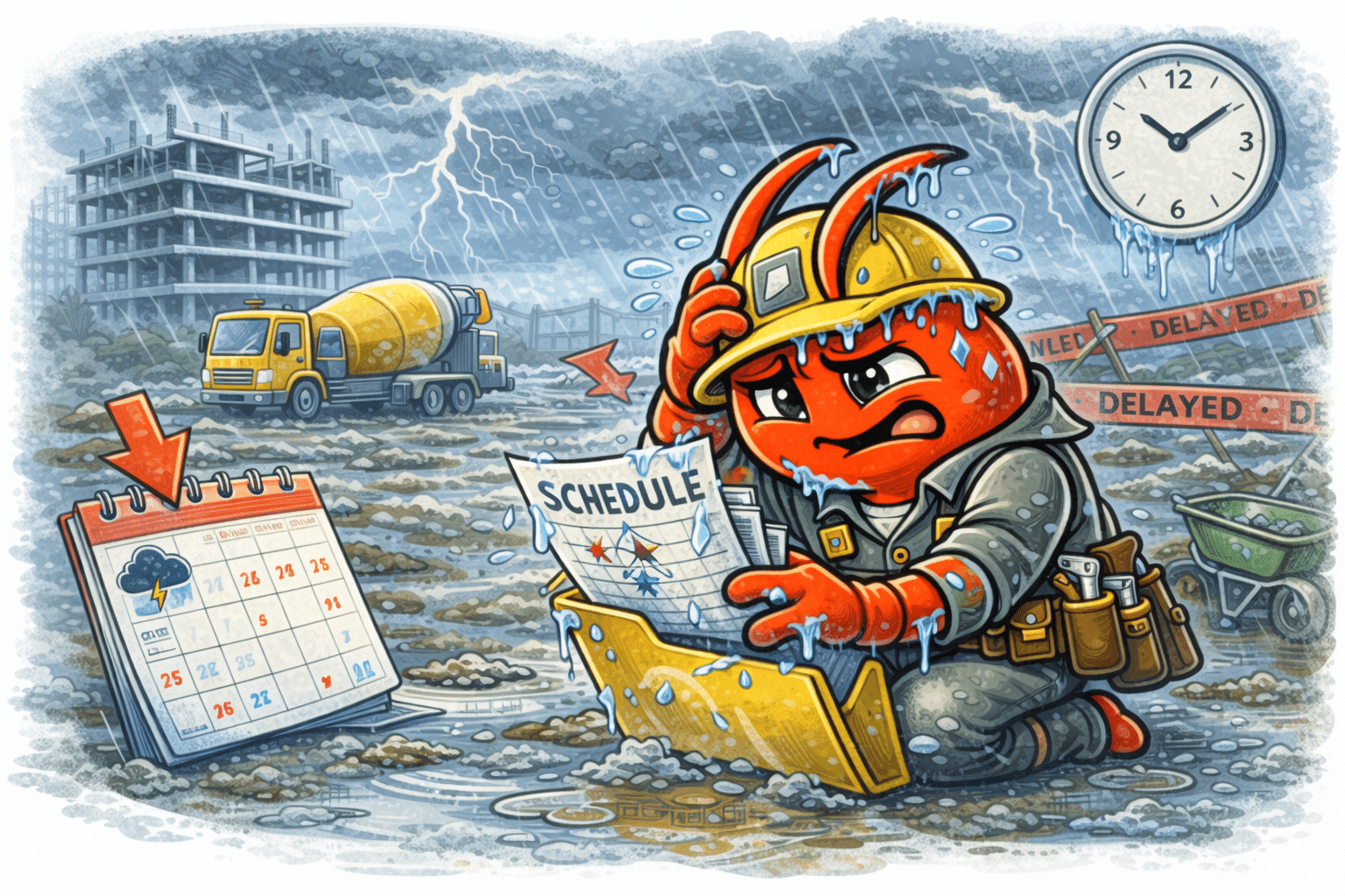 AI agents for Australian concreters - Weather Delays Kill Your Schedule